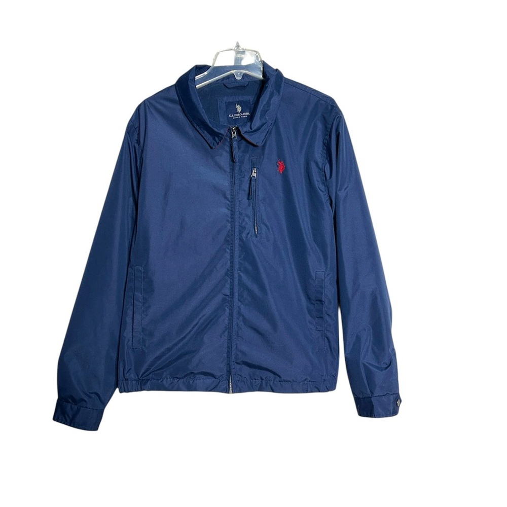 U.S. Polo Assn. Men's Zip-Front Windbreaker Jacket Men’s Medium